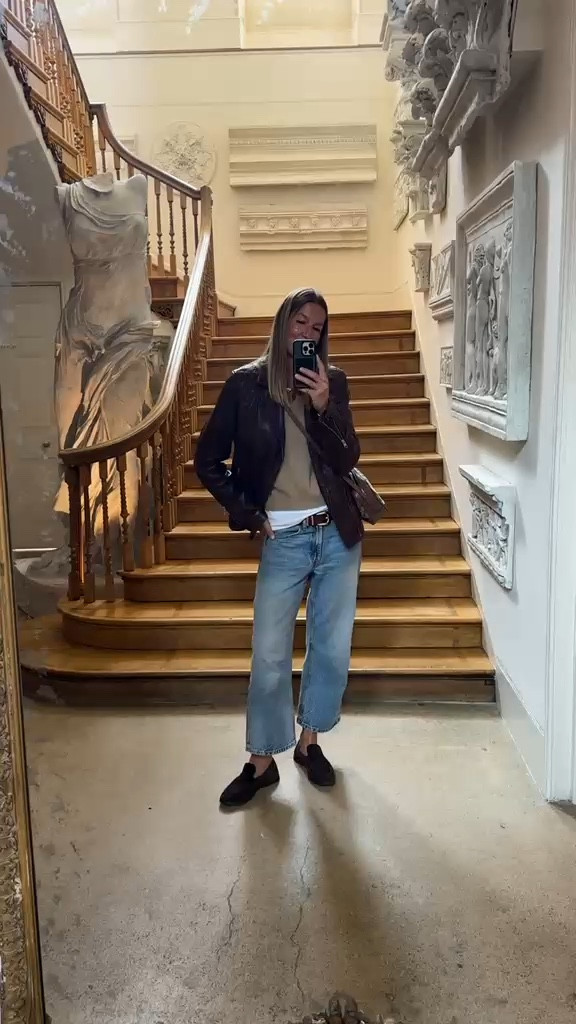 A rainy summer day - here in the UK.

This is my look from today, Jeans are Zara, Top & loafers are M&S, jumper is my own label (shop at no1georgestreet.com), jacket is Allsaints (I have linked similar) and bag is the Gucci Bree Crossbody bag!  

 #LTKsummer #LTKover50style #LTKstyletip