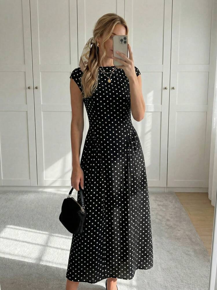 Easowa Womens Polka Dot  | SHEIN