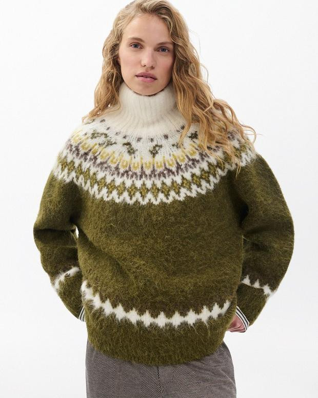 Beth Fair Isle Turtleneck Sweater | rag & bone