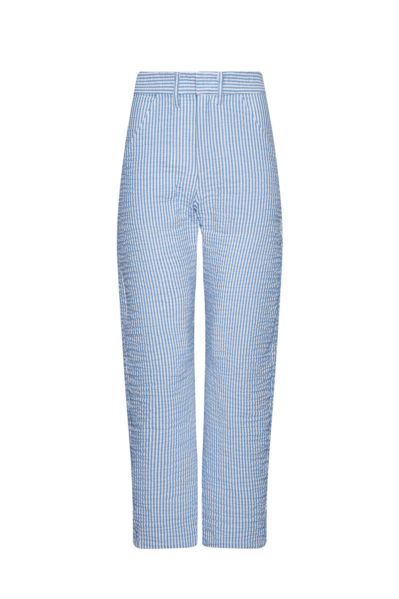 Brooks Pant - Blue Seersucker | Skatie LLC