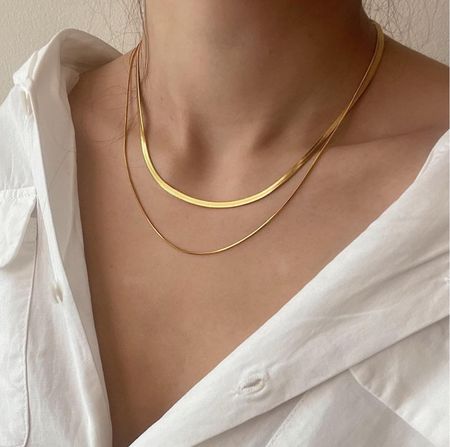 AMAZON 14K Gold Layered Necklace

#LTKunder50 #LTKstyletip #LTKFind