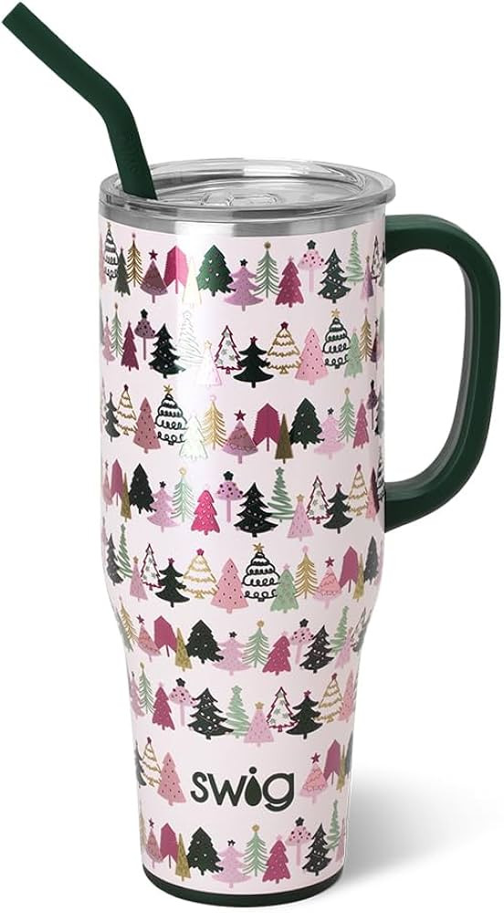 Swig Life 40oz Mega Mug, 40oz Tumbler with Handle and Straw, Extra Large Insulated Tumblers, Cup ... | Amazon (US)