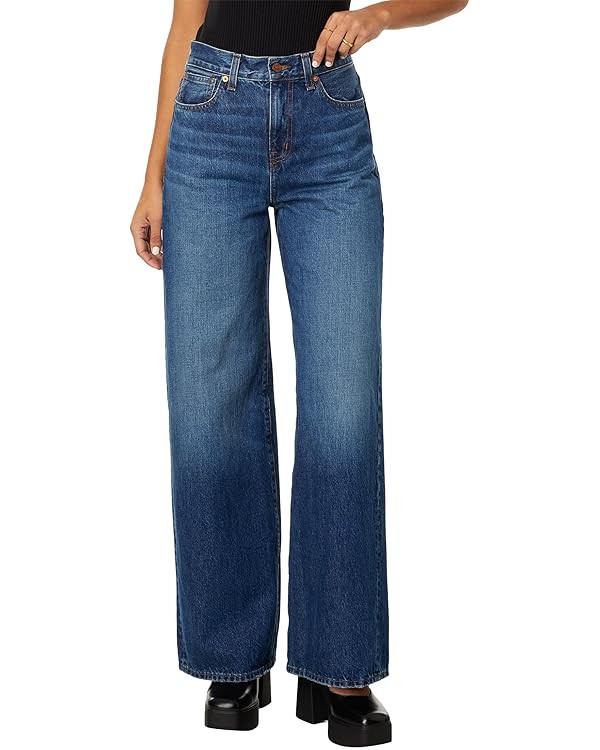 Madewell Superwide-Leg Jeans in Halleran Wash | Amazon (US)
