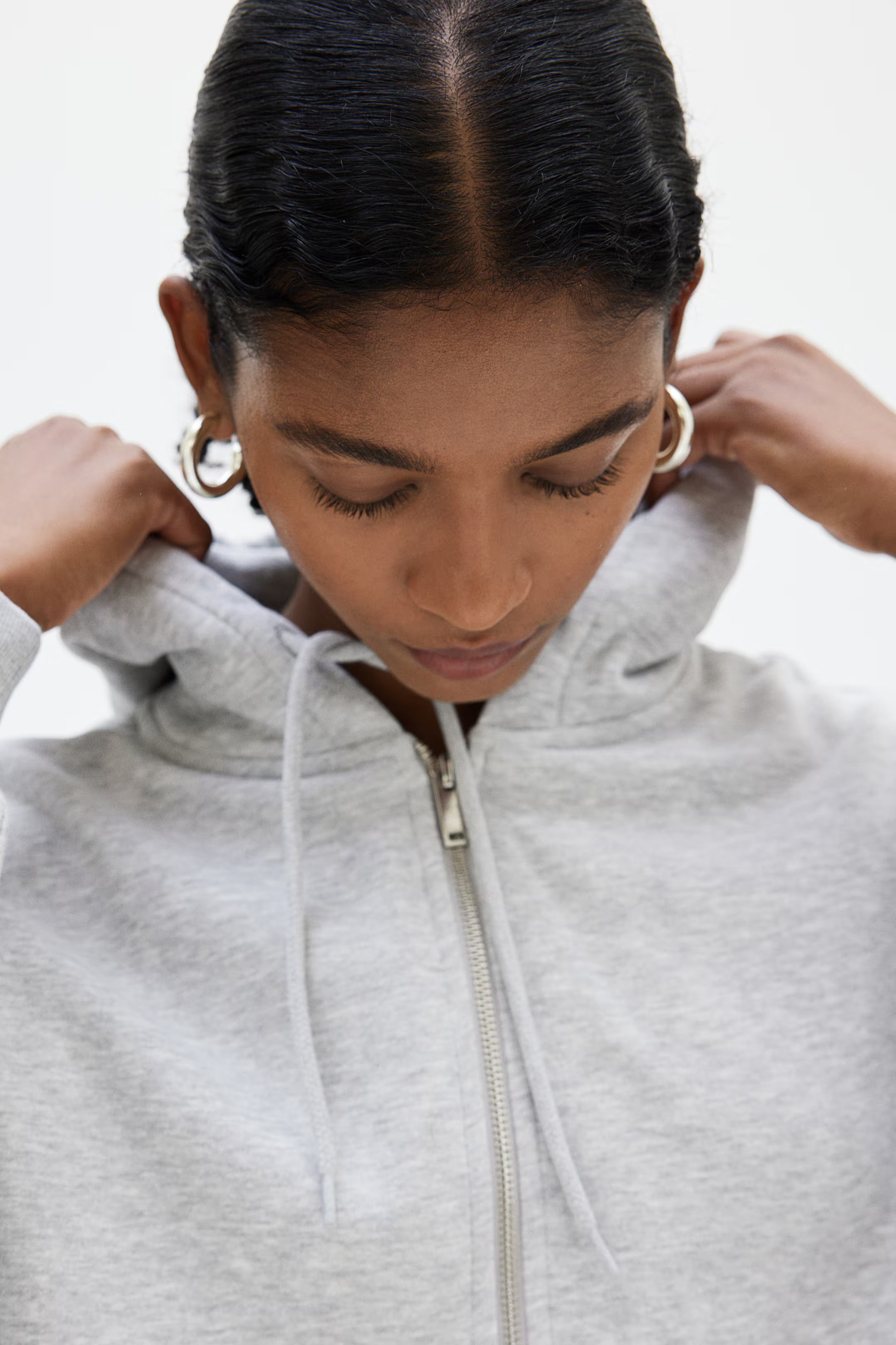 Oversized Hooded Jacket | H&M (US + CA)