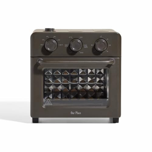 Our Place Wonder Oven | 6-in-1 Stainless Steel Air Fryer Toaster Oven Combo with Basket, Rack, Pan & Tray | Compact 13 QT Countertop Capacity - Toast, Roast, Bake, Reheat, Broil & Steam | Char | Amazon (US)