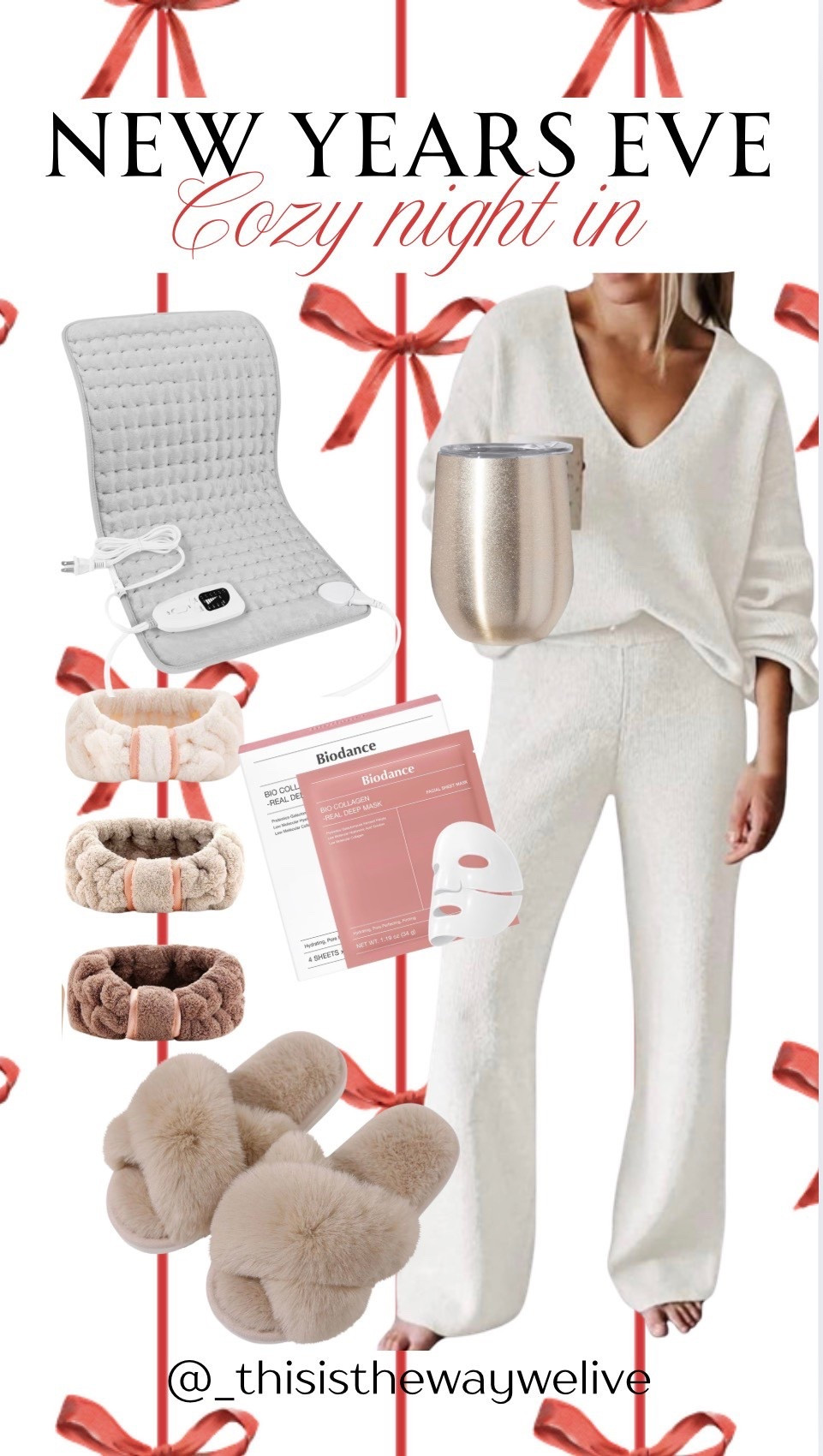 ✨NYE 2025 - Cozy night in! 

#LTKHoliday #LTKselfcare #LTKOver40