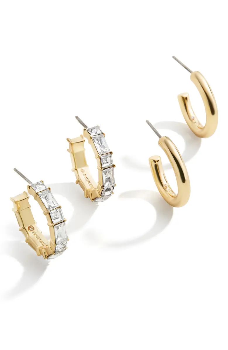 Zoey Assorted Set of 2 Hoop Earrings | Nordstrom