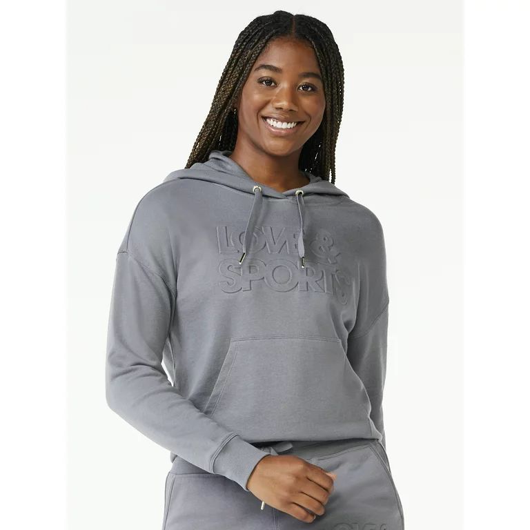 Love & Sports Women's Long Sleeve Pullover Hoodie | Walmart (US)