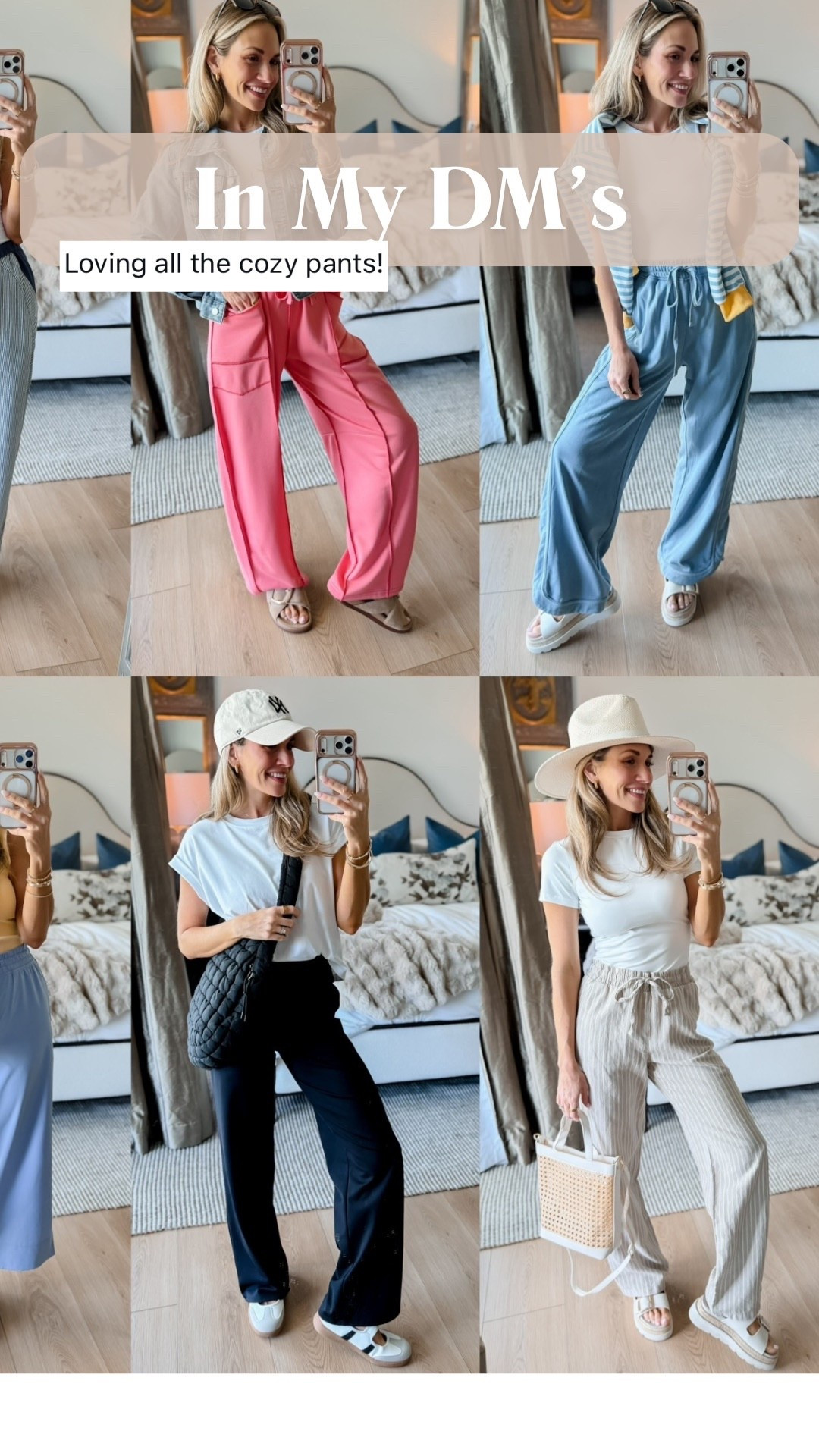 The perfect comfy pants for one when you want to feel comfortable, but still look cute! These are some great designer looks for less from Amazon! I love how they can be styled for just lounging around the house, date night, casual errands, kids, sporting events, school, pick up and drop off, you name it! ✨

#LTKootd #LTKmomlife #LTKgrwm
