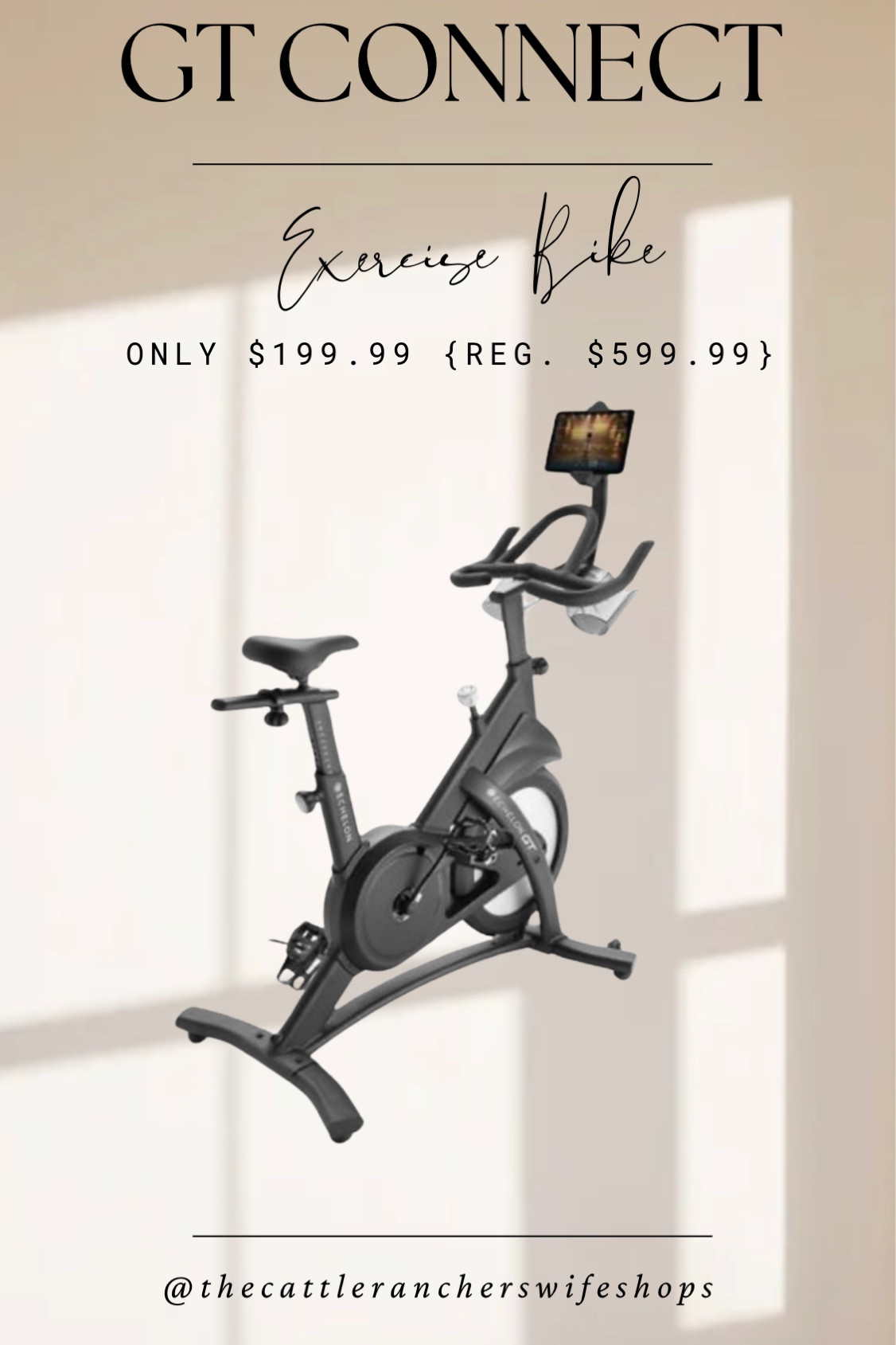 This GT Connect Exercise Bike is $400 off at @target!! Go quick before this Target Circle deal is gone. #exercisebike #peloton #connectbike #home #exercise 

#LTKsalealert #LTKActive #LTKhome