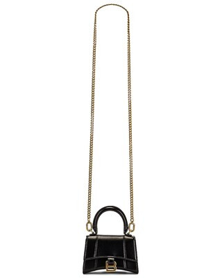 Mini Hourglass Top Handle Bag | FWRD 