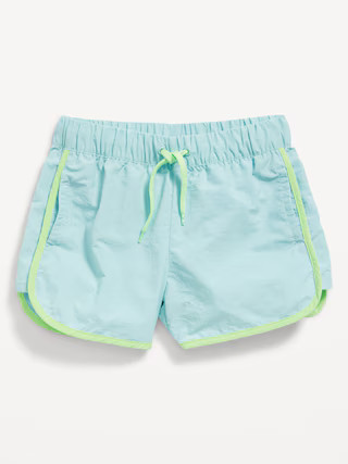 Dolphin-Hem Board Shorts for Girls | Old Navy (US)
