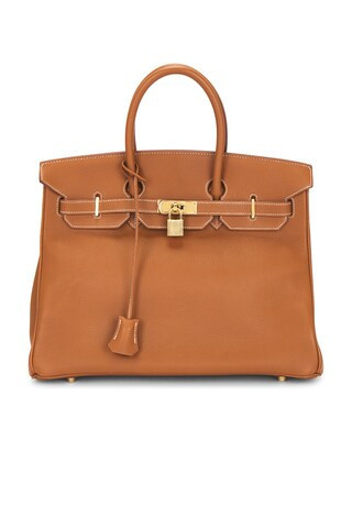 Hermes Barenia Birkin 35 Handbag in Brown | FWRD 