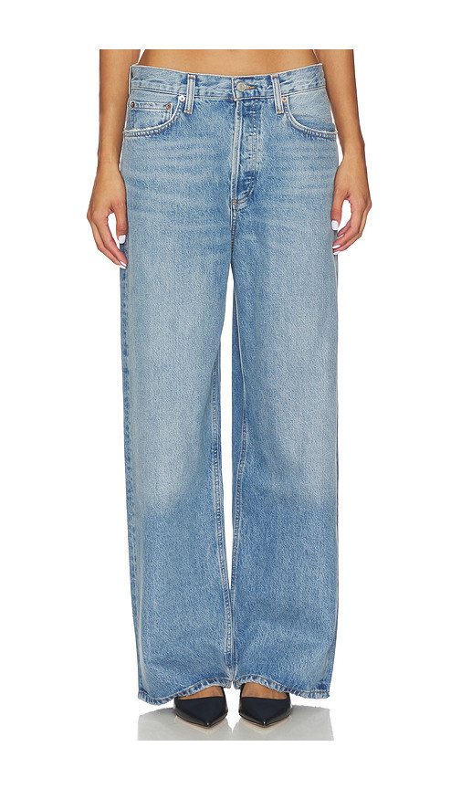 AGOLDE Low Slung Baggy Jeans in Blue. Size 27. Also in 28, 29, 31, 32. | Revolve Clothing (Global)