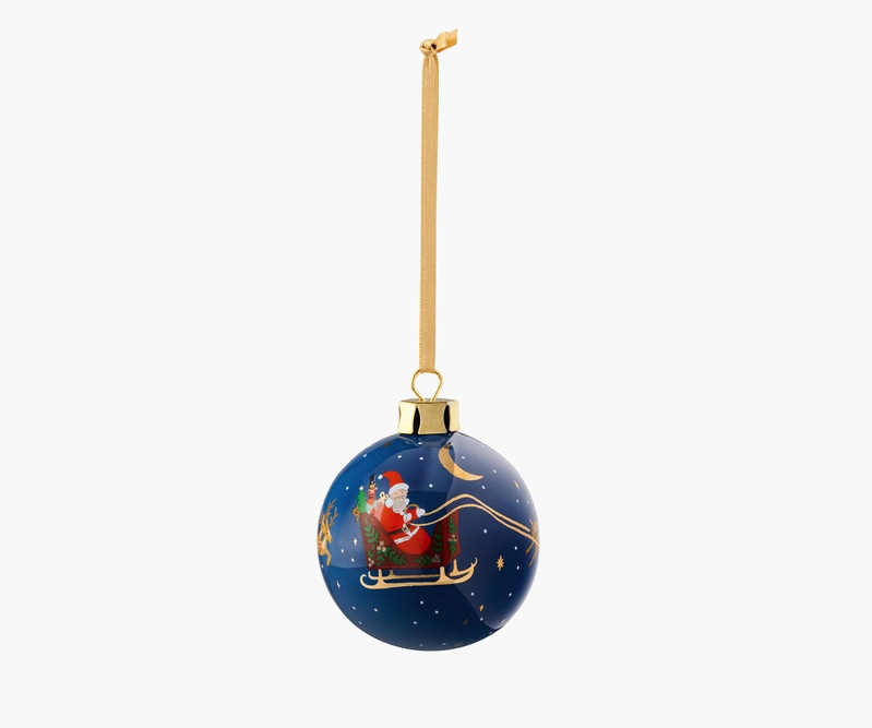 Christmas Delivery Porcelain Ornament | Rifle Paper Co.