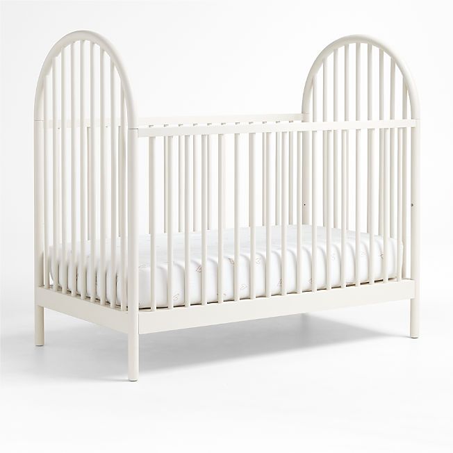 Canyon Spindle Wood Convertible Baby Crib by Leanne Ford + Reviews | Crate & Kids | Crate & Barrel