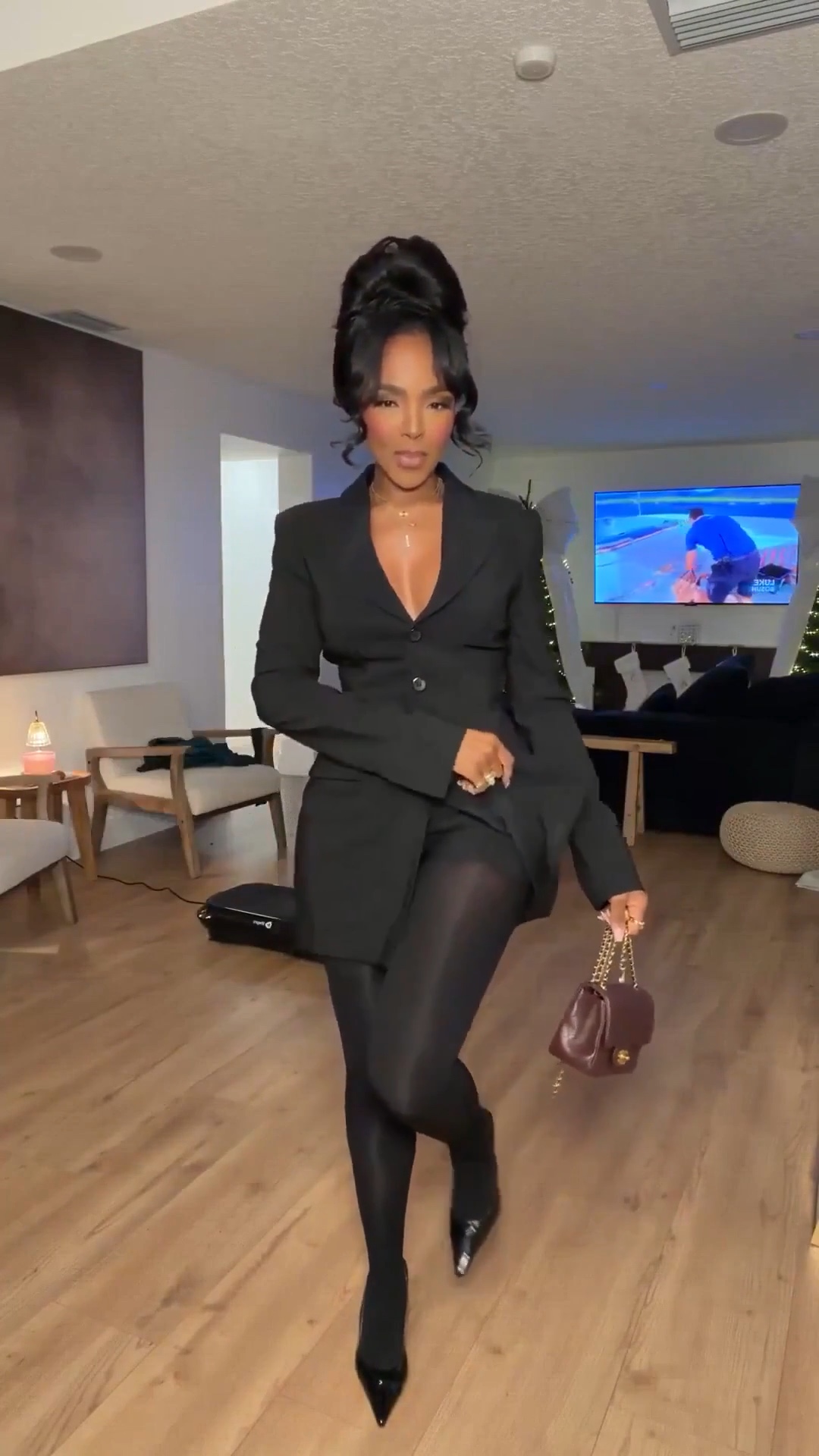 ✨ Sharp Tailoring, Clean Lines, Timeless Black

This structured blazer dress instantly elevates any look with minimal effort. The fitted silhouette and button-front detail make it a true power piece you’ll reach for again and again. Styled with sheer tights and pointed-toe heels for a polished, confident finish that’s perfect for a night out.

Perfect for:
• Date night
• Dinner plans
• Girls’ night out
• Elevated city looks

📏 Sizing & Fit:
Wearing size Small
Height: 5’4”
Weight: 138 lbs
Bust: 34D
Waist: 27”
Hips: 40”

This is one of those investment staples you can style multiple ways — dress it up with heels or edge it up with boots so the cost per wear keeps dropping over time. Save this post for when you need a go-to date-night outfit that always works.

Black blazer dress, tailored blazer outfit, chic black mini dress, structured blazer look, elevated date-night outfit, classic black outfit ideas, versatile wardrobe staple.

Follow me on Instagram and YouTube @kirasfashionfinds 

#LTKootd #LTKPetite