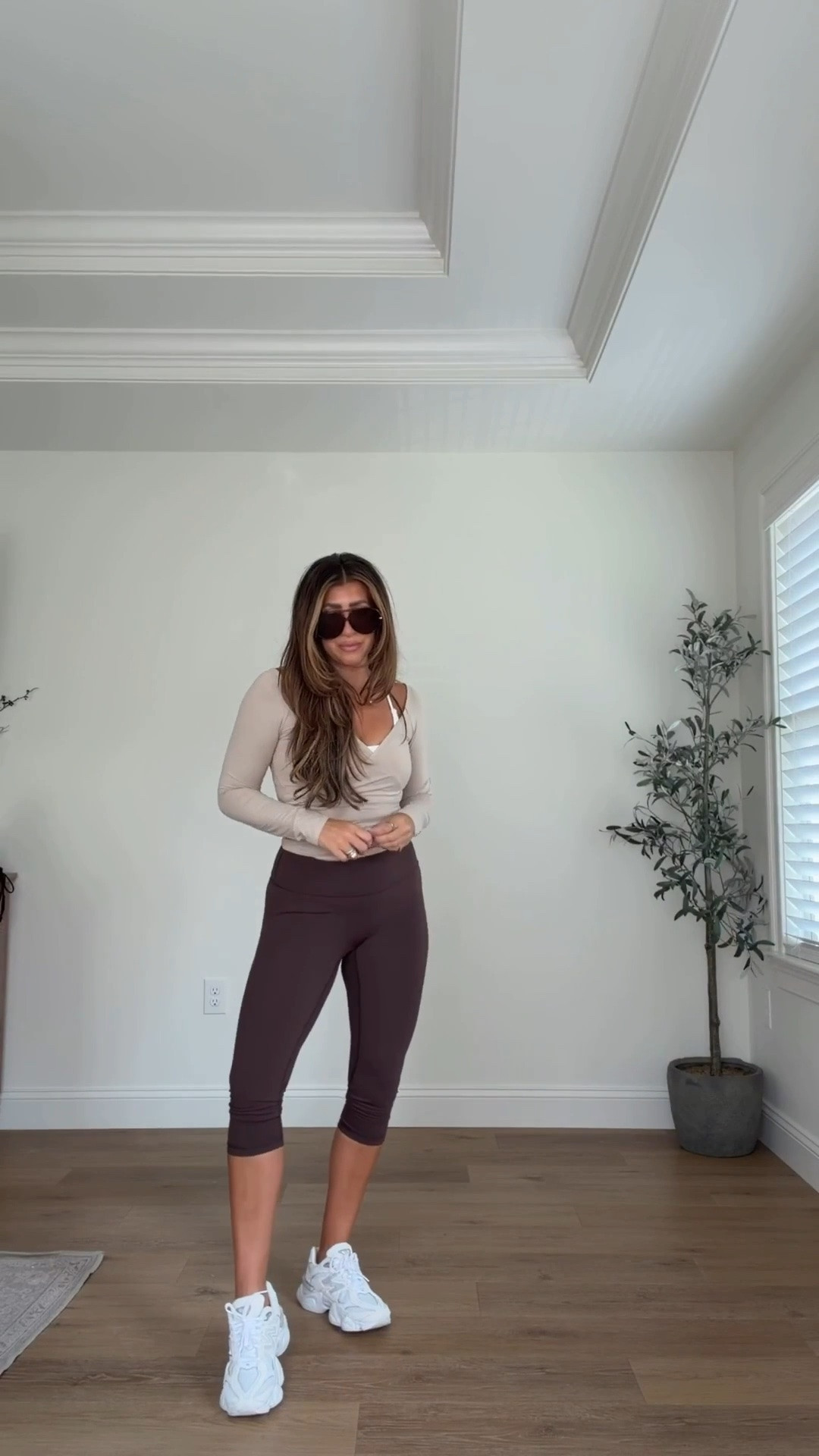 Must have athleisure wear 👏🏼☁️

Leggings have the best compression & love the back on this sports bra! Have both in multiple colors. Good for everyday and running errands, travel outfit, activewear, everyday outfit idea, sports mom outfit, everyday casual outfit, comfy outfit, fall outfit

#LTKSeasonal #LTKActive #LTKOver40