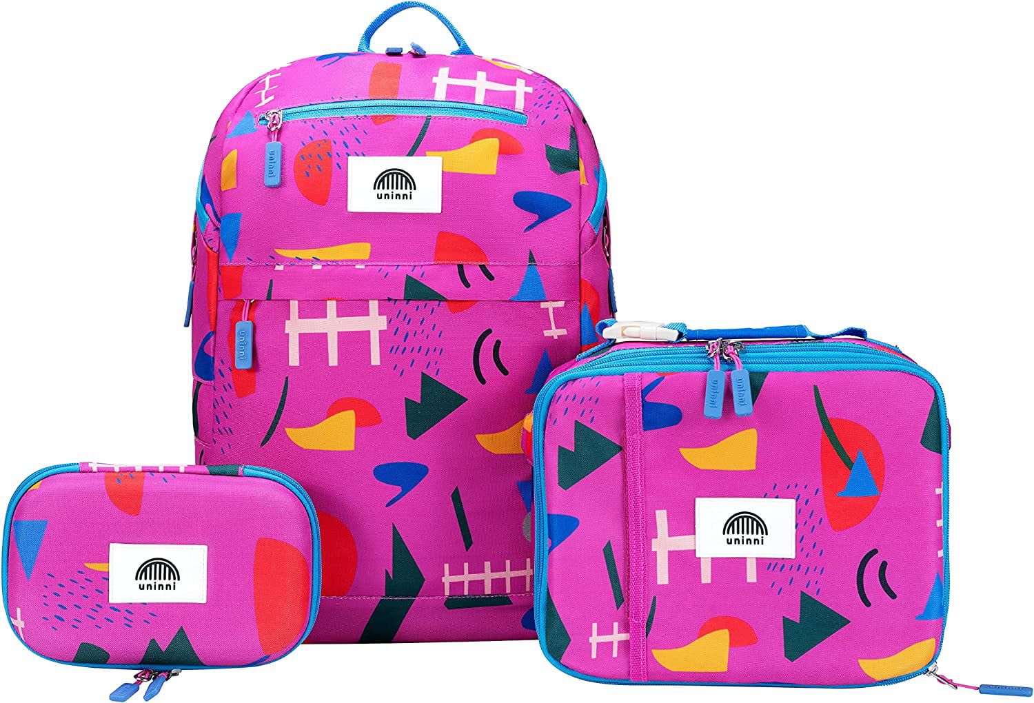 uninni Kids Backpack Set with Insulated Lunch Bag and Cute Pencil Case - Abstract - Walmart.com | Walmart (US)