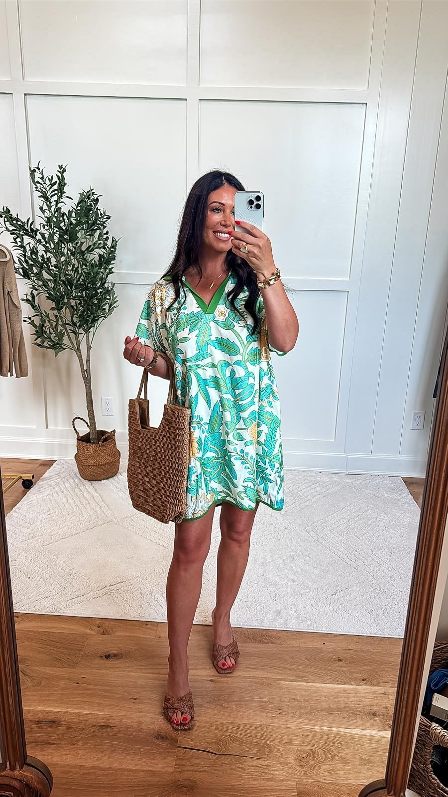 Easy, breezy, and so pretty! 🌿 This dress is perfect for brunch, vacation, church, or everyday wear. Just throw it on and you're instantly dressed.

#LTKmomlife #LTKgrwm #LTKootd