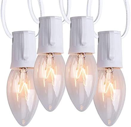 Brightown C9 Bulb Christmas String Lights Outdoor 50ft Vintage Christmas Tree Lights for Indoor Outd | Amazon (US)