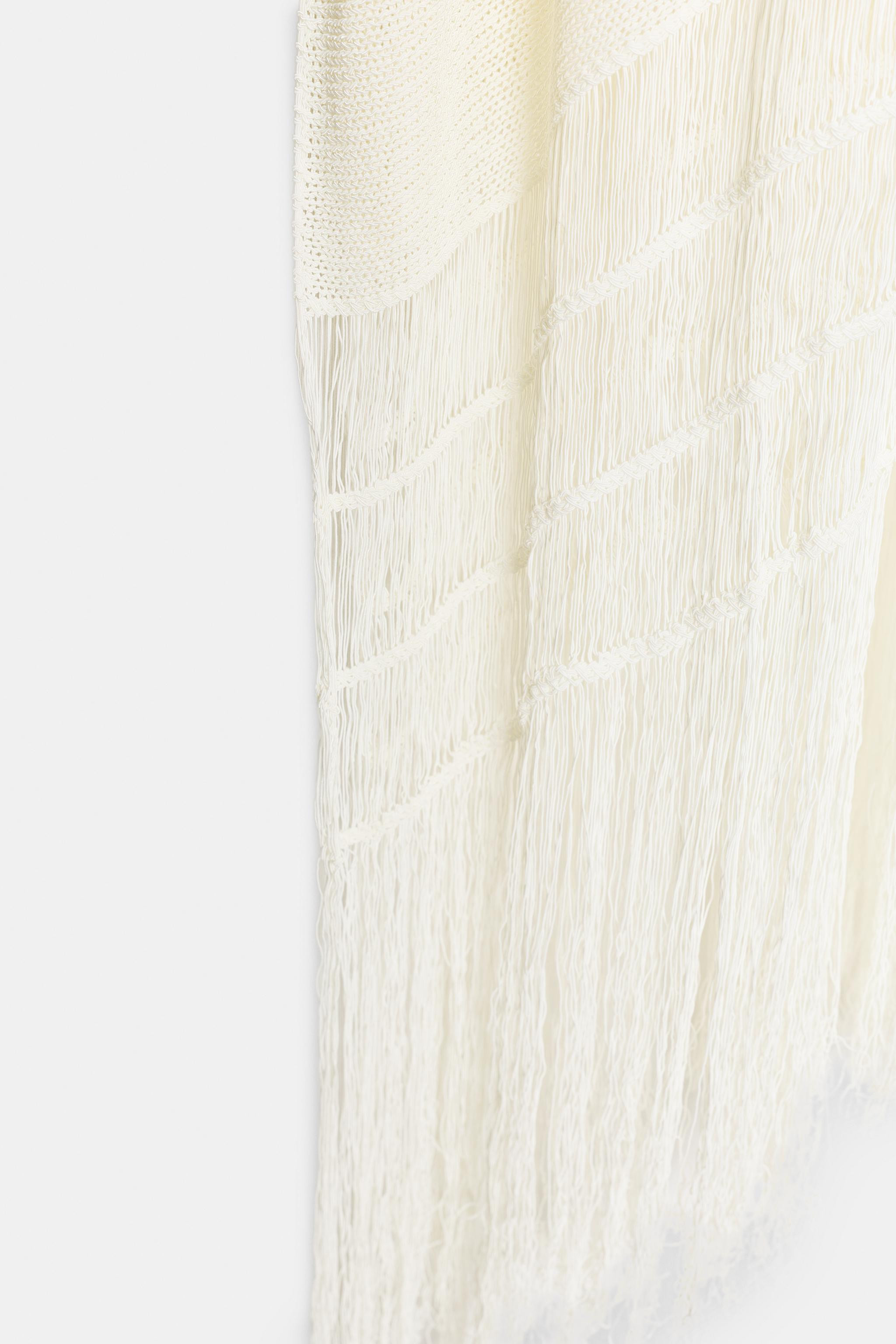 FRINGED KNIT TUNIC | Zara US