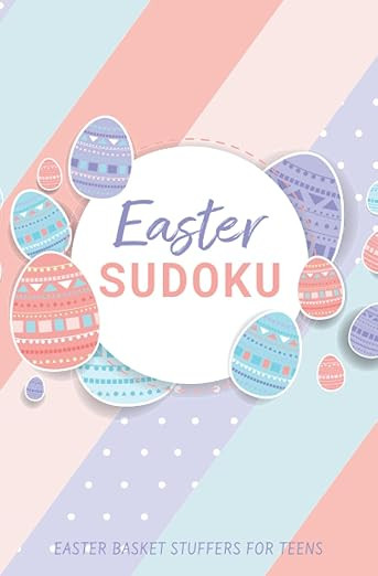 Easter Basket Stuffers for Teens, Easter Sudoku: Fun Easter Activity Book with Easy, Medium, and ... | Amazon (US)