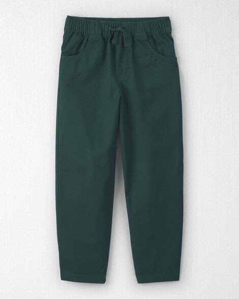 Kids Organic Cotton Baggy Twill Pants - Little Planet | Carter's | Carter's Inc