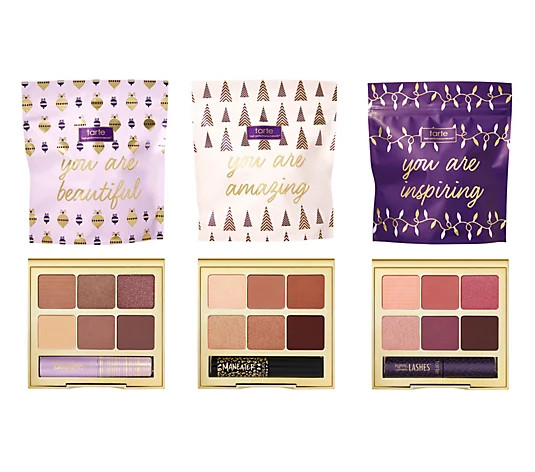 tarte Iconic Vanity Eye Palette Collection w/ Gift Bag - QVC.com | QVC