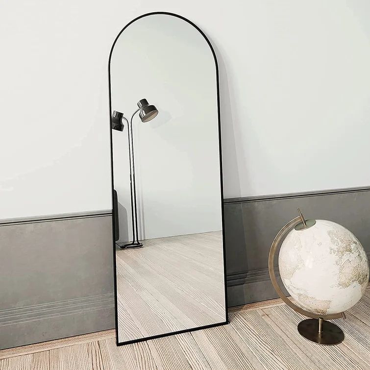 Full Length Mirror Arch Floor Mirror Wall Mirror Hanging Or Leaning Arched-Top Full Body Mirror W... | Wayfair North America