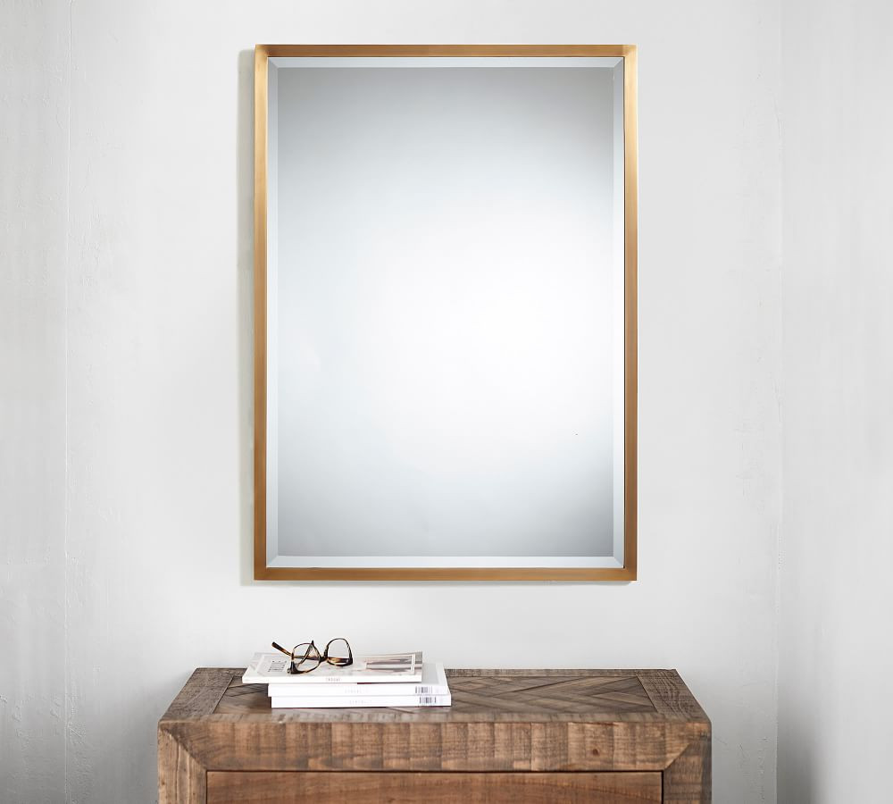 Layne Rectangular Wall Mirror | Pottery Barn (US)