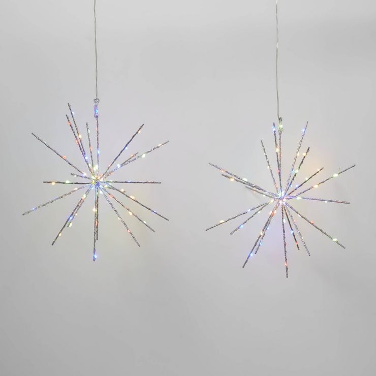 2pk Christmas LED Starburst Novelty 140 Lights Multicolor - Wondershop™ | Target