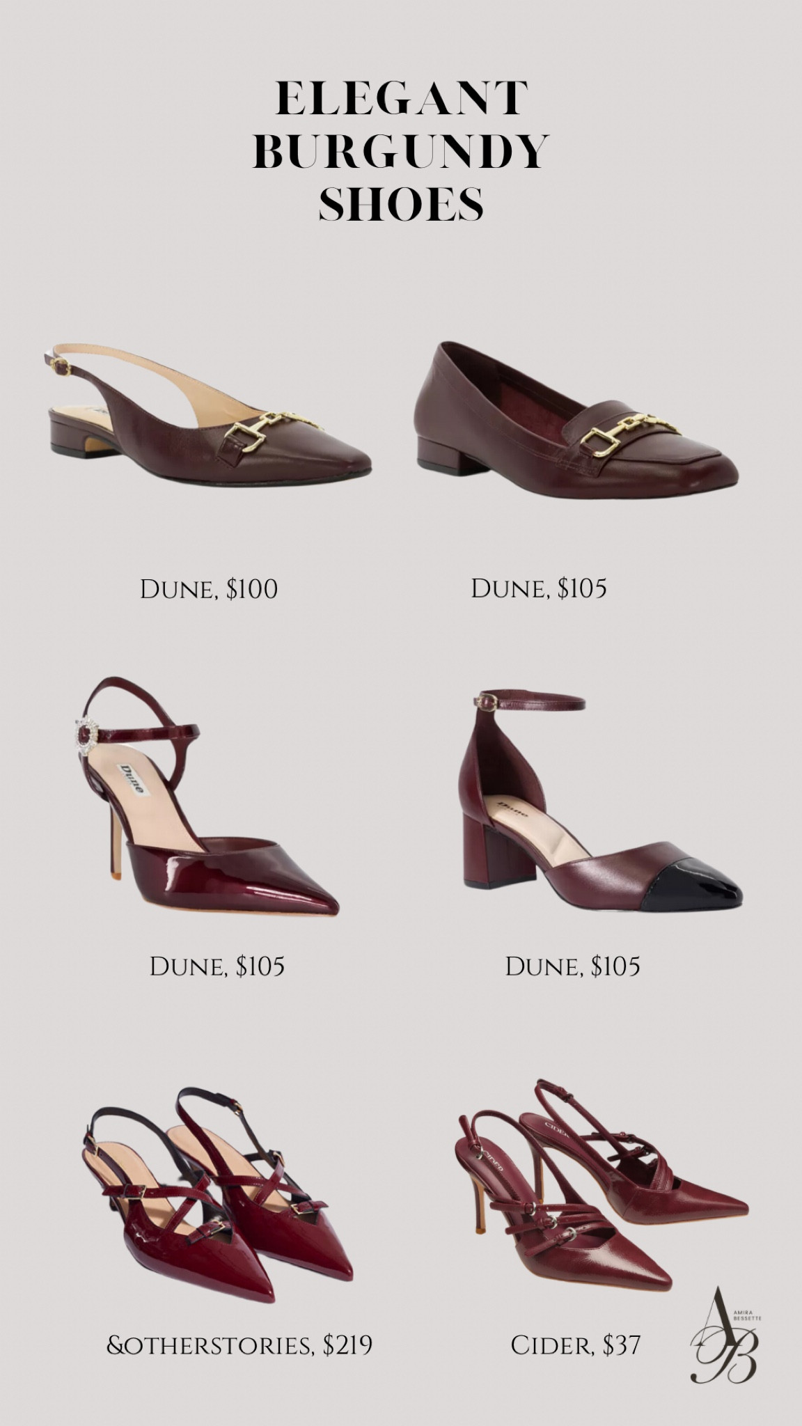 Chic & Elegant Burgundy Shoes

#LTKluxury #LTKstyletip #LTKeurope
