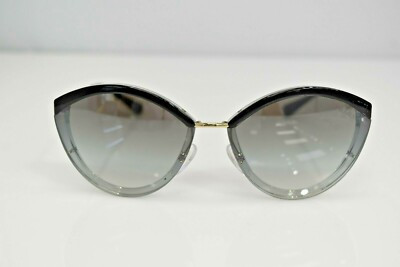 Prada Authentic Cat Eye Black Gradient Gold SPR07U U43-5O0 64-14-140 Sunglasses | eBay US