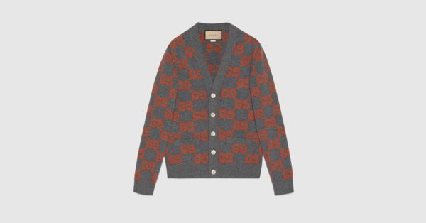 GG wool jacquard cardigan | Gucci (US)