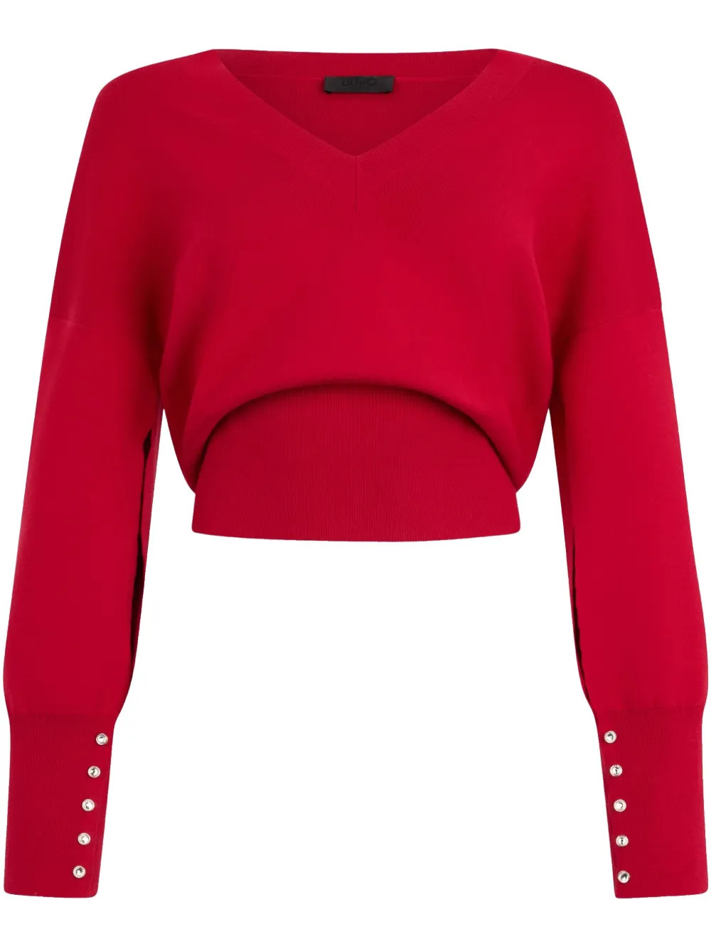 LIU JOV-neck sweater | Farfetch Global