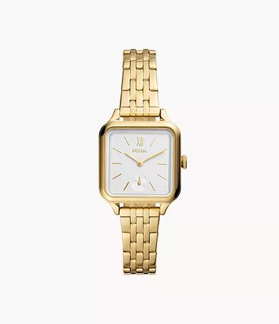 Colleen Three-Hand Gold-Tone Stainless Steel Watch | Fossil (US)