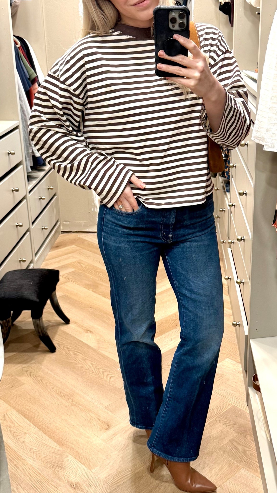 Stripe tee 
Amazon 

#LTKSeasonal #LTKootd