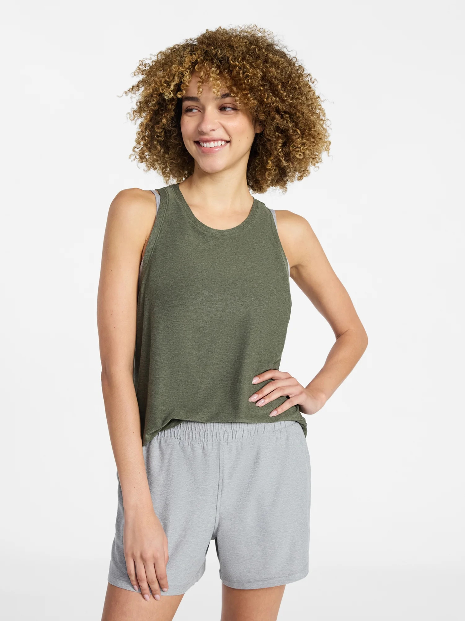 Athletic Works Women's & Women's Plus ButterCore Tank Top, Sizes XS-4X | Walmart (US)