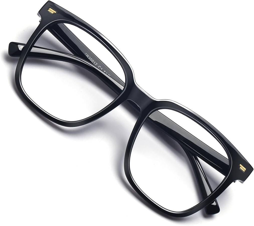 PANNER Oversized Square Blue Light Blocking Glasses for Women Men Anti Glare Reduce Eyestrain Com... | Amazon (US)