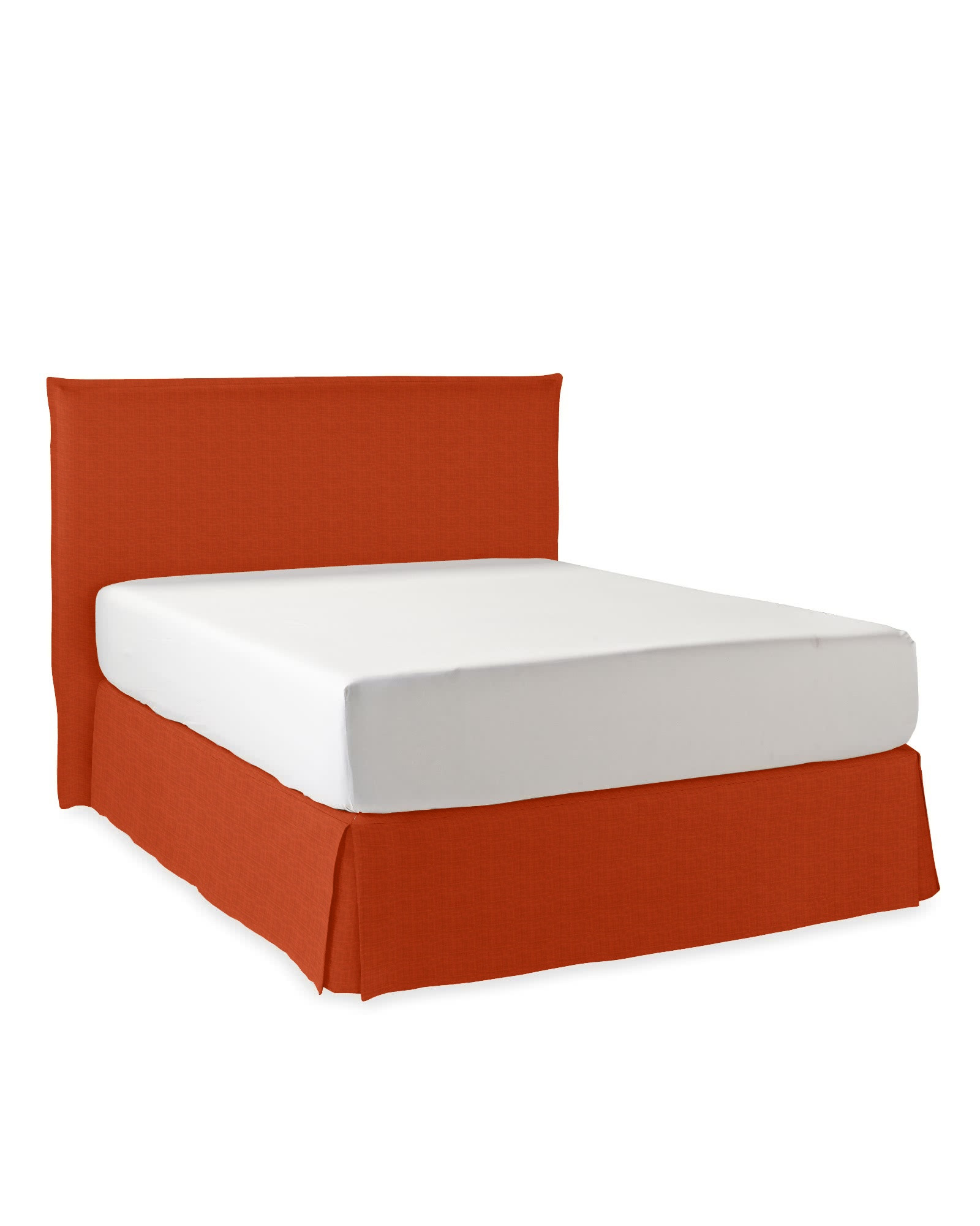 Noe Slipcovered Headboard and Skirt | Serena and Lily