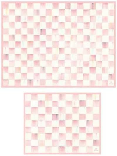 MACKENZIE-CHILDS Set of 2 Tempered Glass Cutting Boards, Countertop Cutting Boards, Pink-and-Whit... | Amazon (US)