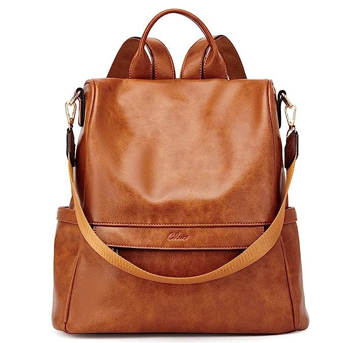 Women Backpack Purse Fashion Leather Large Travel Bag Ladies Shoulder Bags | Amazon (US)
