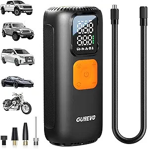 Tire Inflator Portable Air Compressor, 160 PSI Digital Tire Pump with Auto Shut-Off – Car, Truc... | Amazon (US)