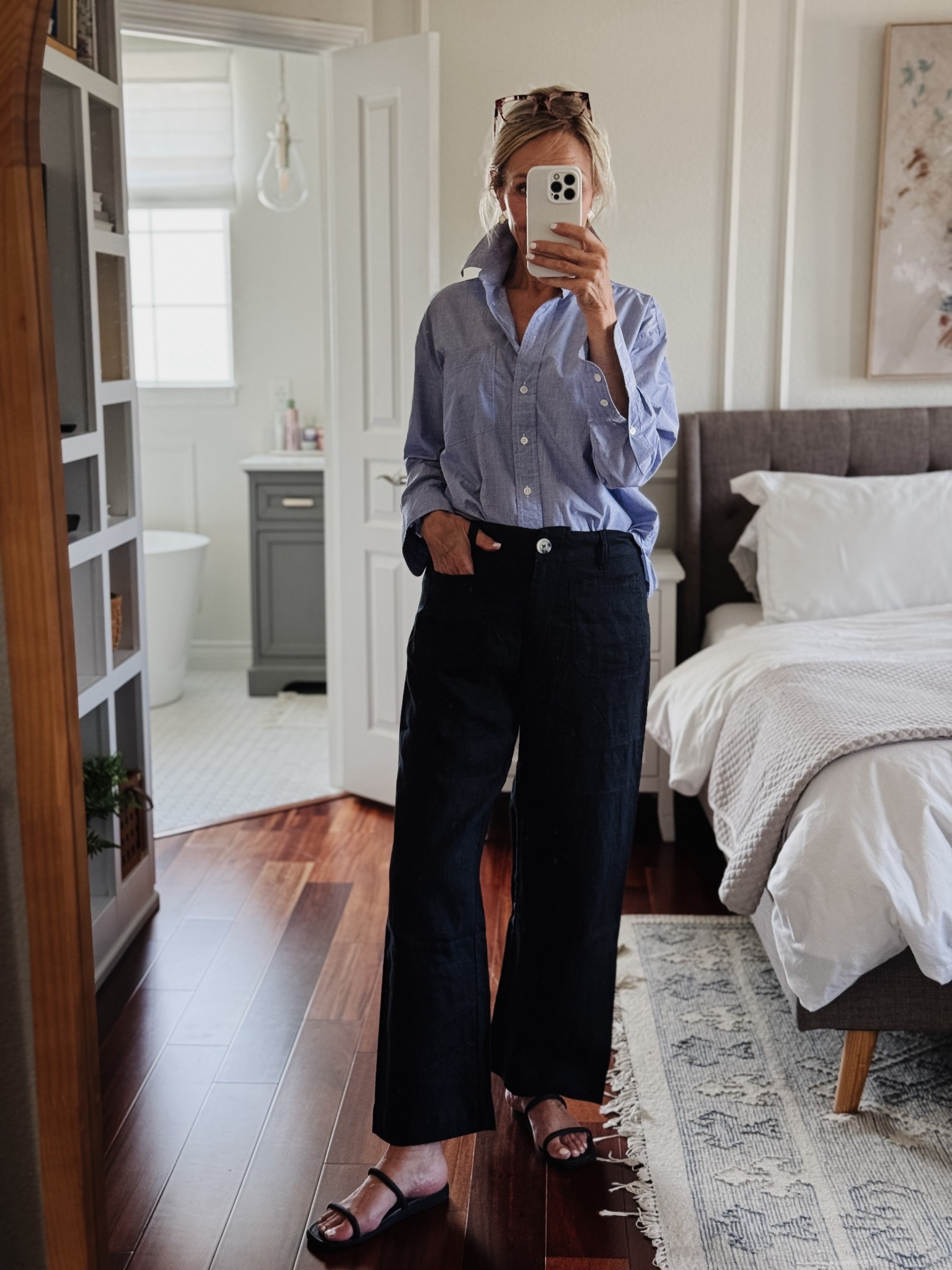 Spring outfits 2026, business causal workwear, 2026 spring outfits, travel outfit, what to pack, outfit ideas for travel, linen pants 

#LTKStyleTip #fashionover50 #over60influencer #50plus #linen @Quince #over40 #over50 #over60

#LTKootd #LTKOver40 #LTKMidsize