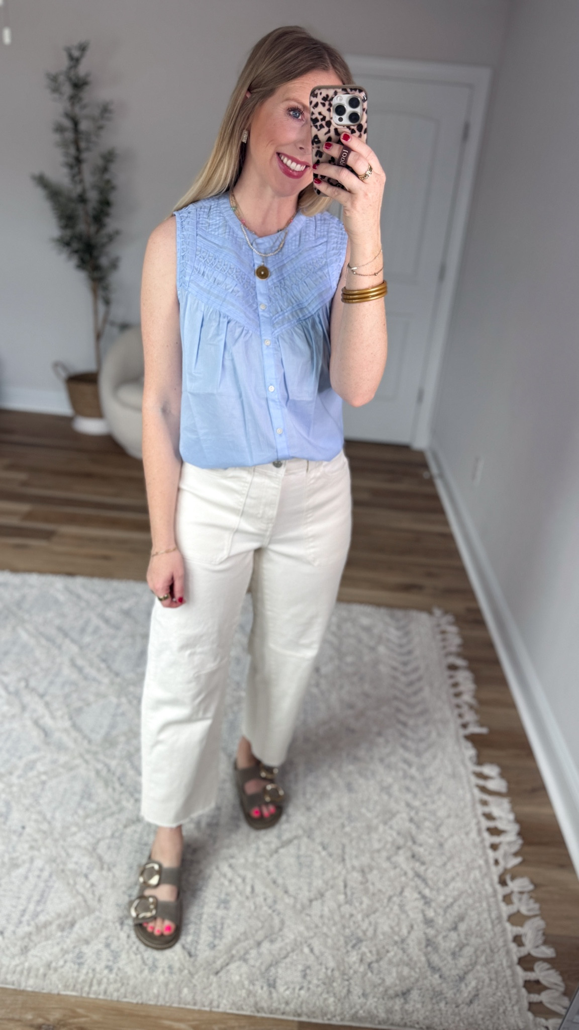 Daily try on, Walmart outfit, Walmart fashion, Walmart try on, time and tru top, white jeans 

#LTKgrwm #LTKootd #LTKWorkwear