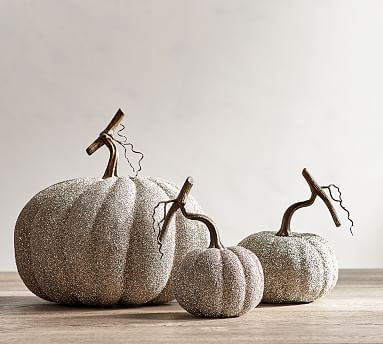 German Glass Glitter Pumpkins | Pottery Barn (US)