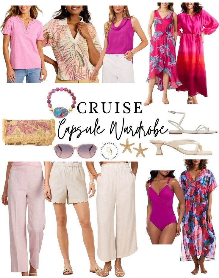 Packing for a cruise doesn’t have to mean overpacking. I love creating a little cruise capsule with pieces I can mix, match, and actually wear. Less suitcase stress, more outfit options, and way more time to enjoy the view. Who else wants easy, breezy cruise style?

#LTKSeasonal #LTKOver40 #LTKTravel