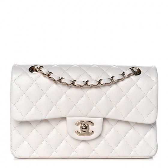 CHANEL

Caviar Quilted Small Double Flap White | Fashionphile
