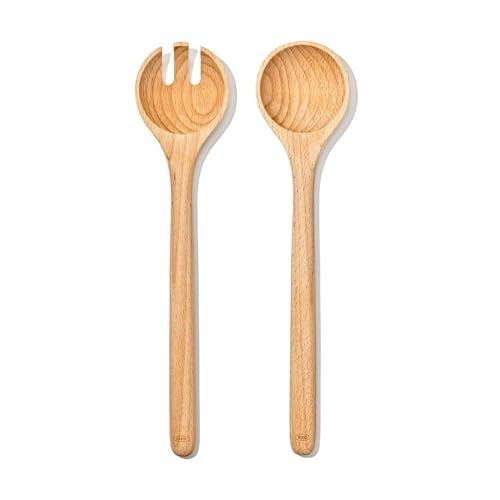 OXO Good Grips Beechwood Salad Servers – 2-Piece Set | Amazon (US)